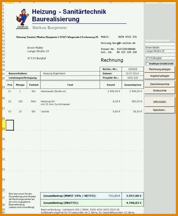 Spezialisiert Buchhaltung Kleingewerbe Excel Vorlage 818x991