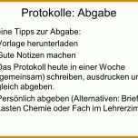 Großartig Chemie Protokoll Vorlage 960x720