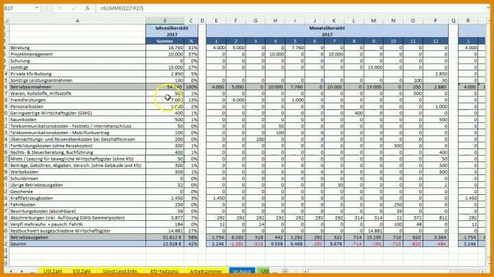 Rühren Excel Tabelle Vorlage 1280x720