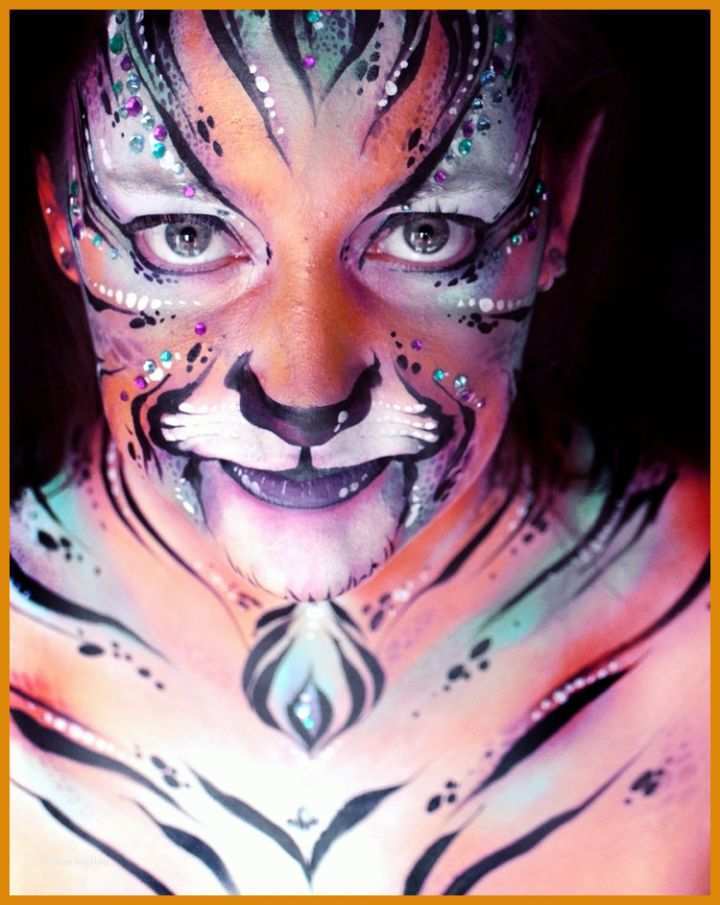 Original Fasching Schminken Vorlagen Erwachsene 750x943