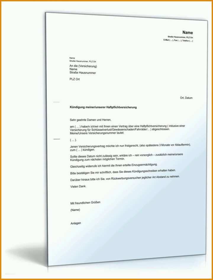 Limitierte Auflage Kündigung Einzugsermächtigung Vorlage 1600x2100