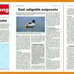 Fantastisch Vorlage Zeitung 800x360