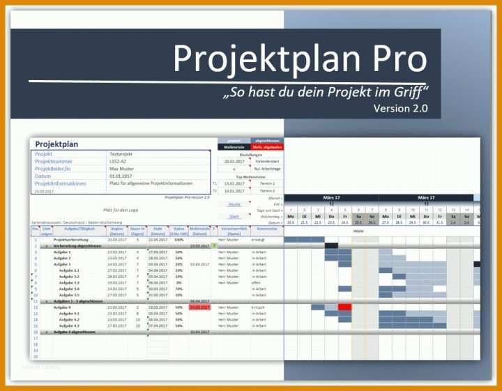 Wertmarken Vorlage Excel Projektplan Pro