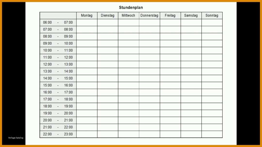 Kreativ Wochenplan Vorlage 1280x720