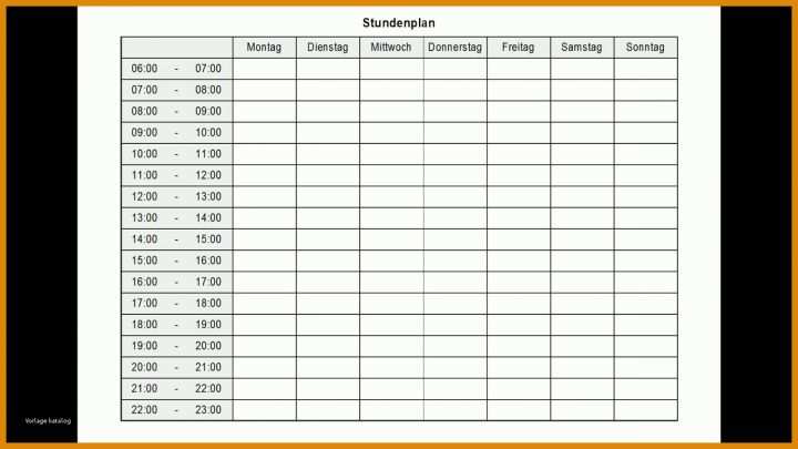 Spezialisiert Wochenplan Vorlage 1280x720