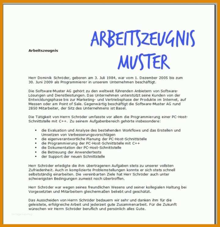 Angepasst Arbeitszeugnis Erstellen Vorlage 777x800