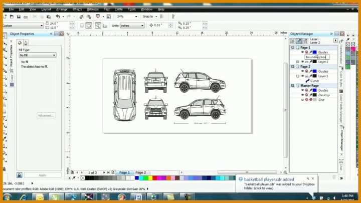 Rühren Corel Draw Broschüre Vorlage 1280x720