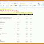 Wunderschönen Excel Vorlagen Kostenaufstellung 722x547