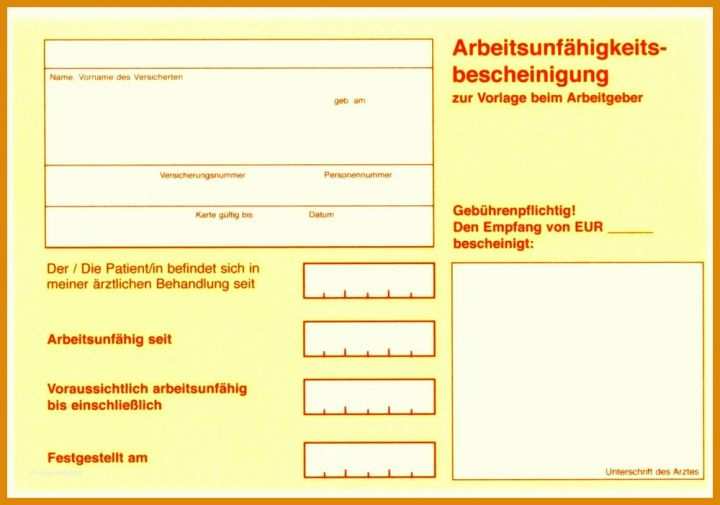 Wunderbar Krankmeldung Fälschen Vorlage 1000x702