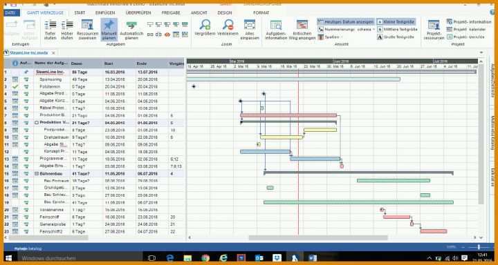 Fantastisch Projektplan Excel Vorlage 2017 Kostenlos 1366x728