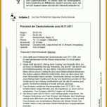 Überraschend Protokoll Schreiben Vorlage Pdf 839x1181