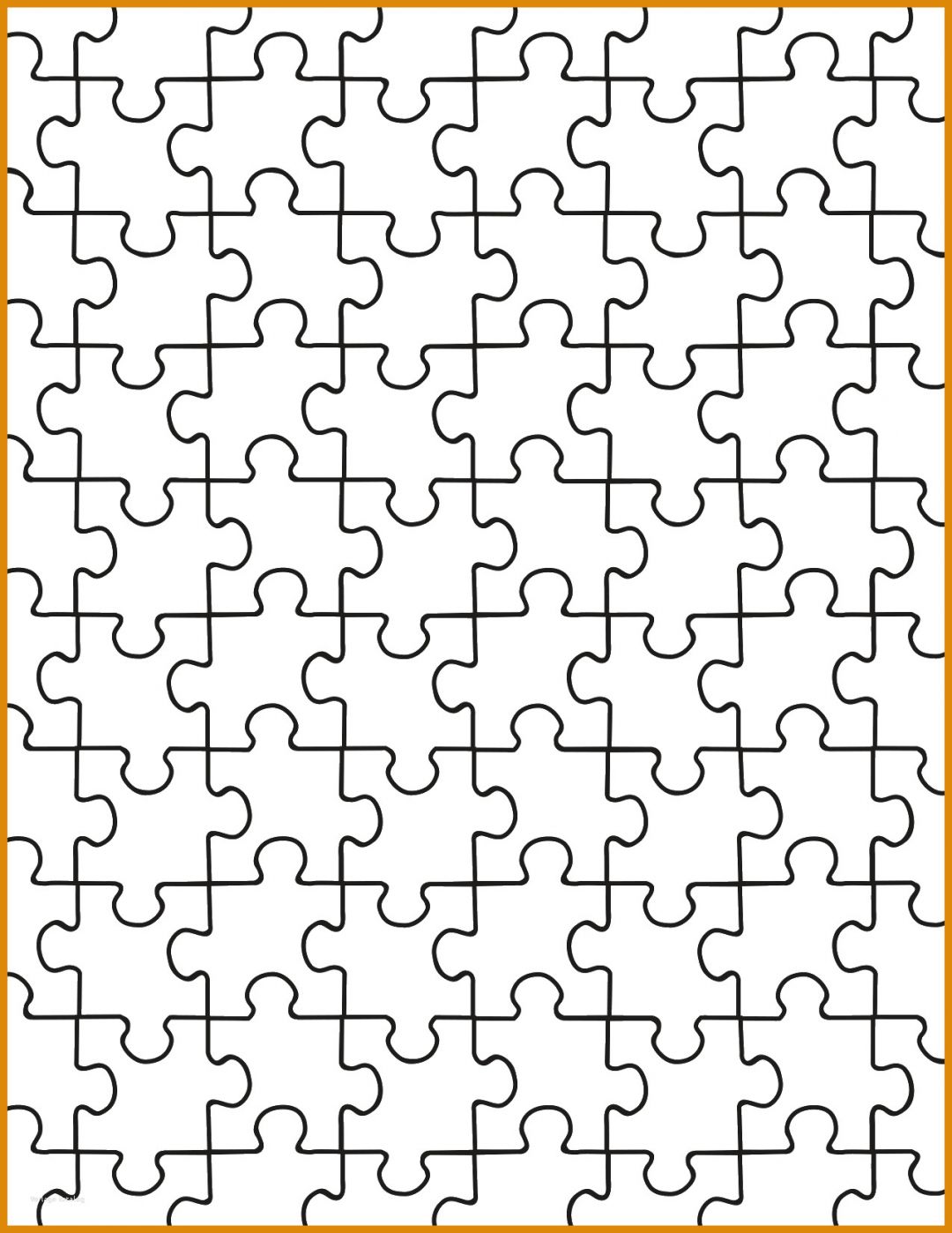 Allerbeste Puzzle Vorlage A4 Pdf 1275x1650