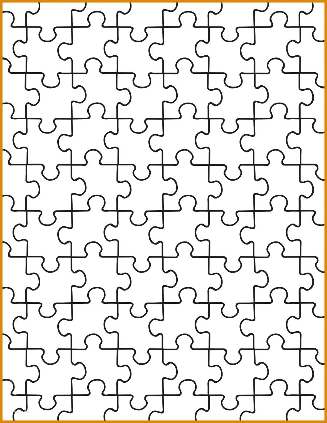 Allerbeste Puzzle Vorlage A4 Pdf 1275x1650
