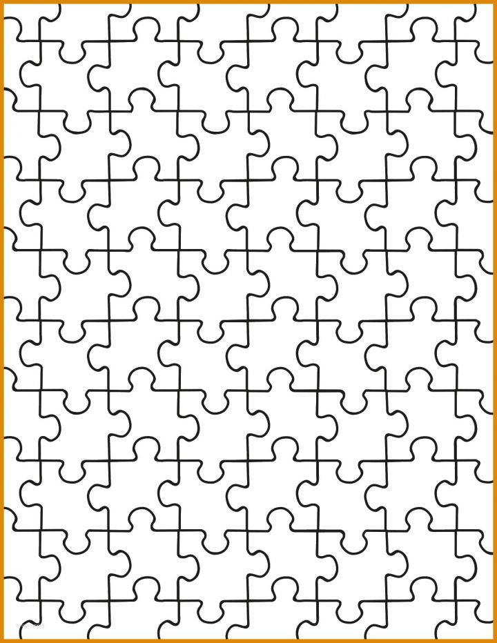 Modisch Puzzle Vorlage A4 Pdf 1275x1650