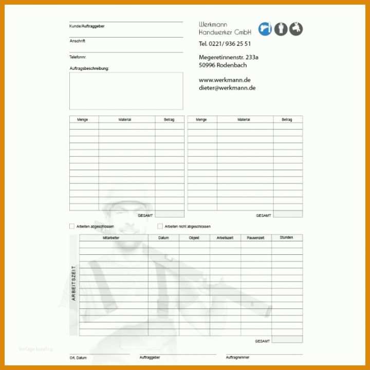 Staffelung Regiebericht Vorlage 800x800