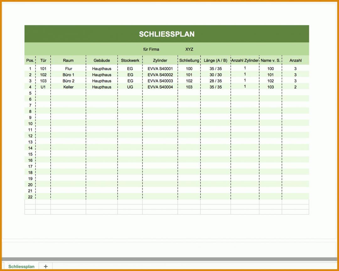 Phänomenal Schlüsselprotokoll Vorlage Excel 1882x1508