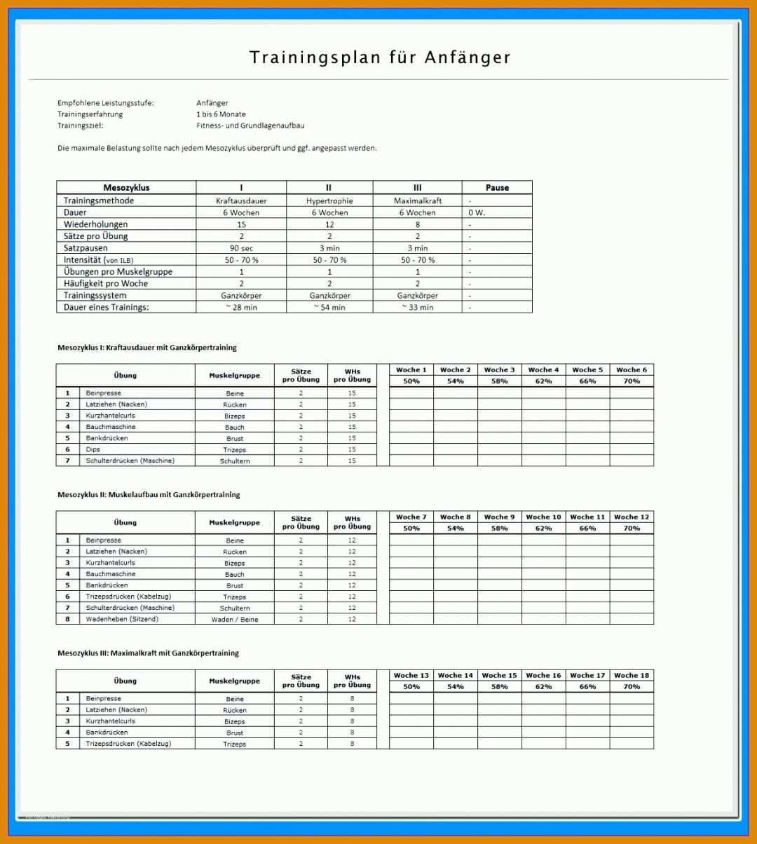 Ausnahmsweise Trainingsplan Vorlage Excel 1235x1377