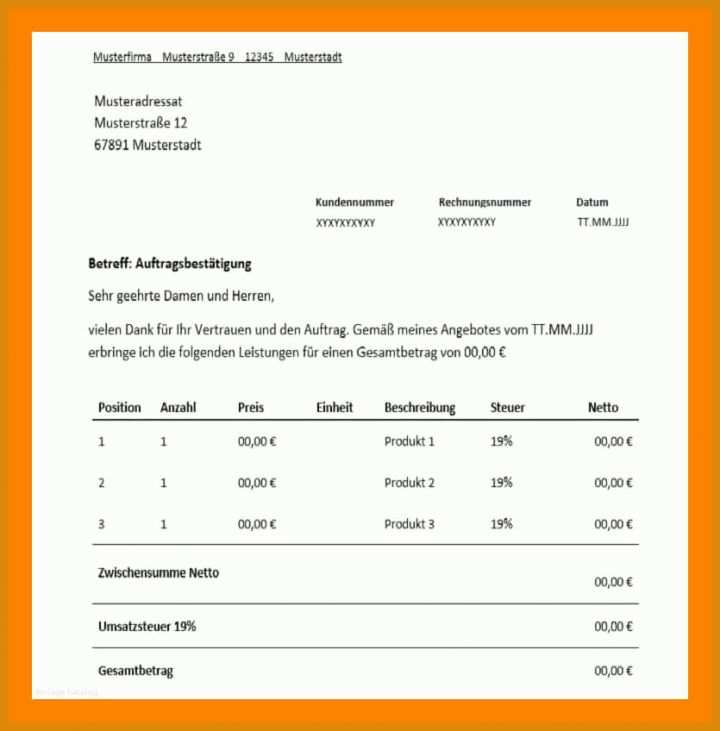 Original Angebot Annehmen Vorlage 835x848