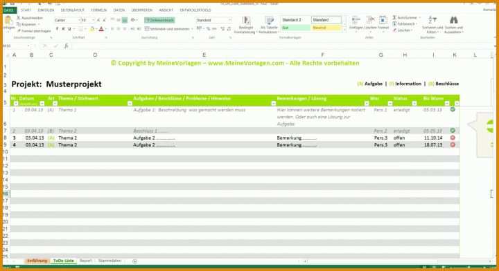 Erstaunlich Aufgabenplanung Excel Vorlage 1800x979