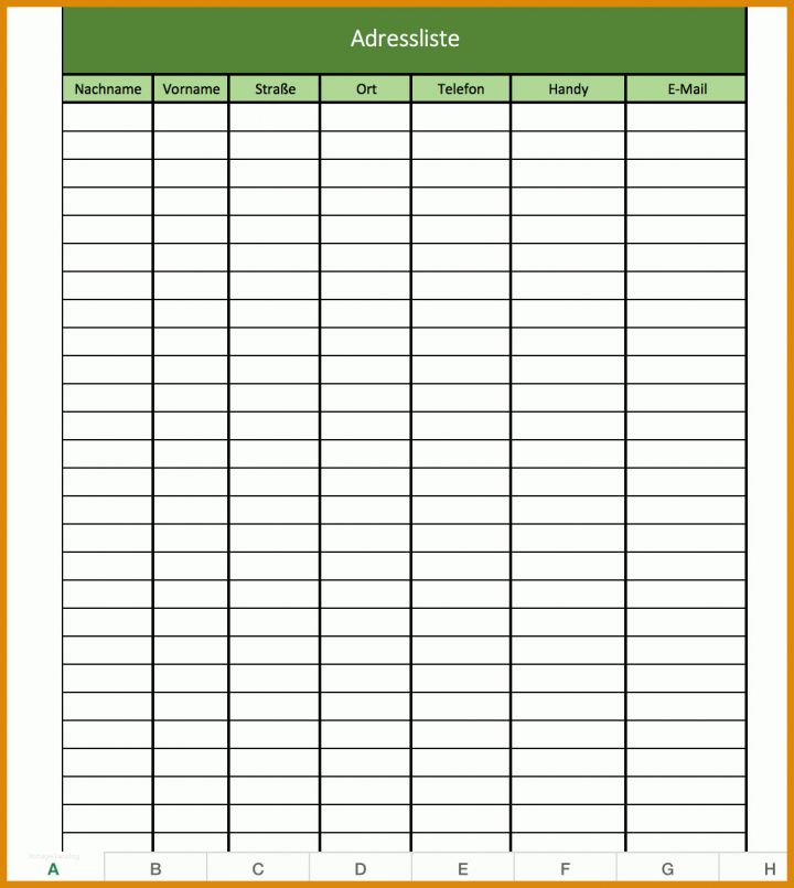 Limitierte Auflage Kontaktliste Excel Vorlage Kostenlos 1132x1266
