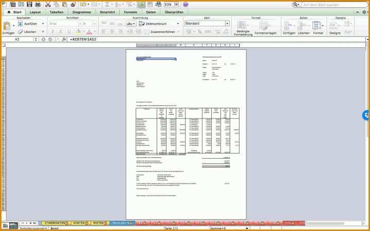 Überraschend Nebenkostenabrechnung Vorlage Pdf 2560x1600