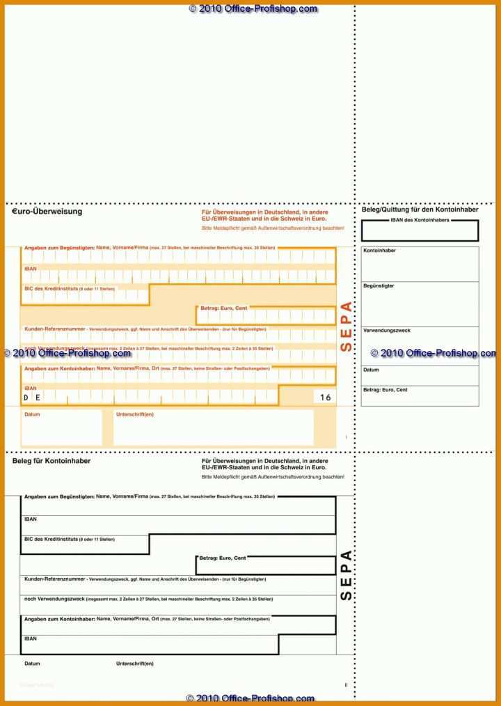 Toll Sepa überweisung Vorlage Pdf 1065x1500