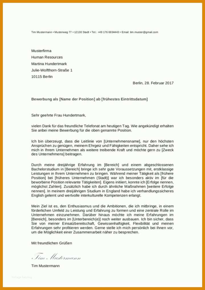 Anschreiben Vorlage Praktikum Bewerbung Praktikum