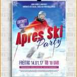 Unglaublich Apres Ski Party Flyer Vorlage 1612x2149