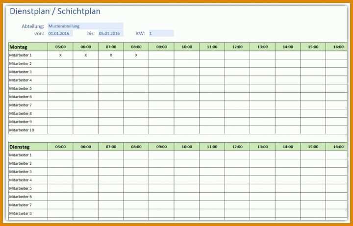 Überraschen Dienstplan Vorlage Monatsplanung 1186x760