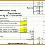 Staffelung Kassenbericht Mit Zählprotokoll Vorlage 865x586