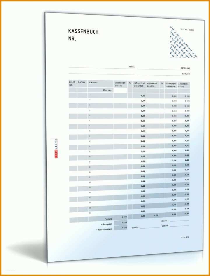 Empfohlen Kassenbuch Vorlage Pdf 1600x2100
