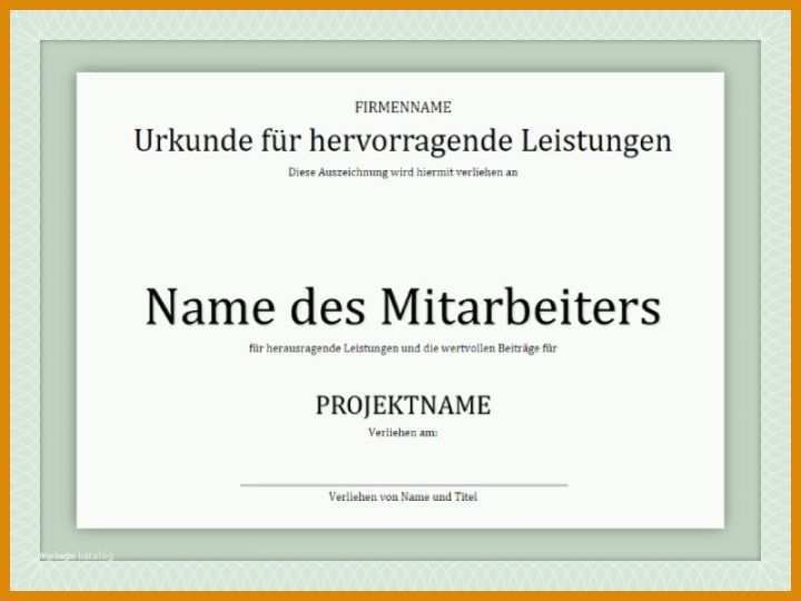 Bemerkenswert Powerpoint Vorlage Urkunde 800x600