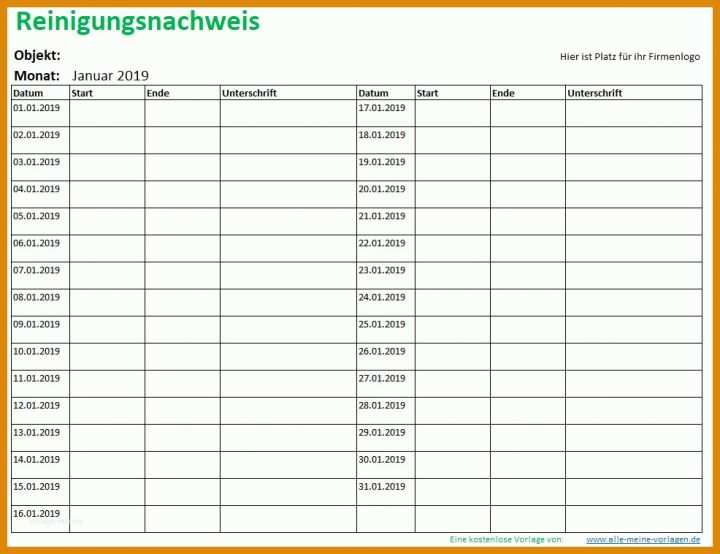 Wunderbar Reinigungsplan Vorlage Excel 986x758