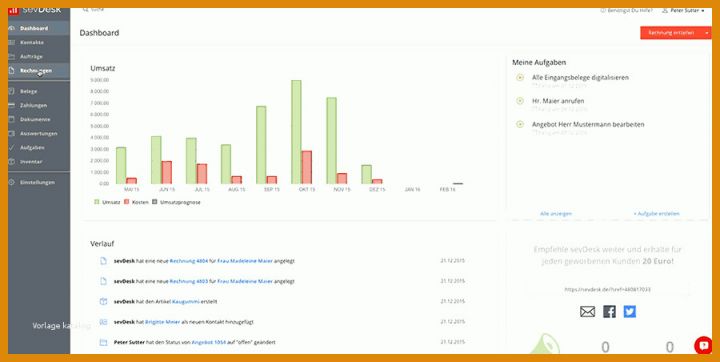 Sevdesk Rechnung Vorlage Sevdesk Integration