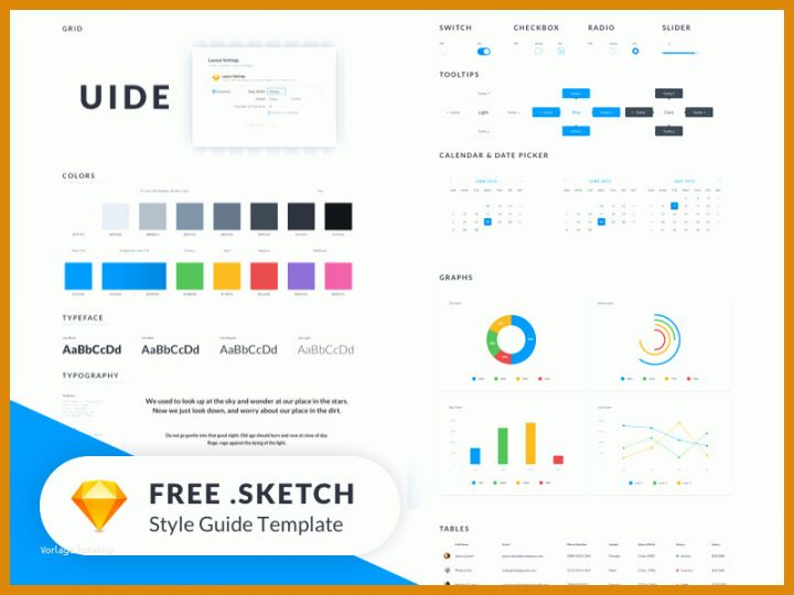 Bestbewertet Styleguide Vorlage 800x600