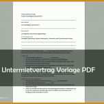 Schockieren Untermietvertrag Vorlage Pdf Kostenlos 868x763