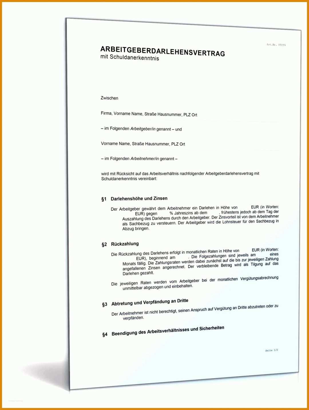 Ausgezeichnet Vorlage Darlehensvertrag Privat 1520x2016