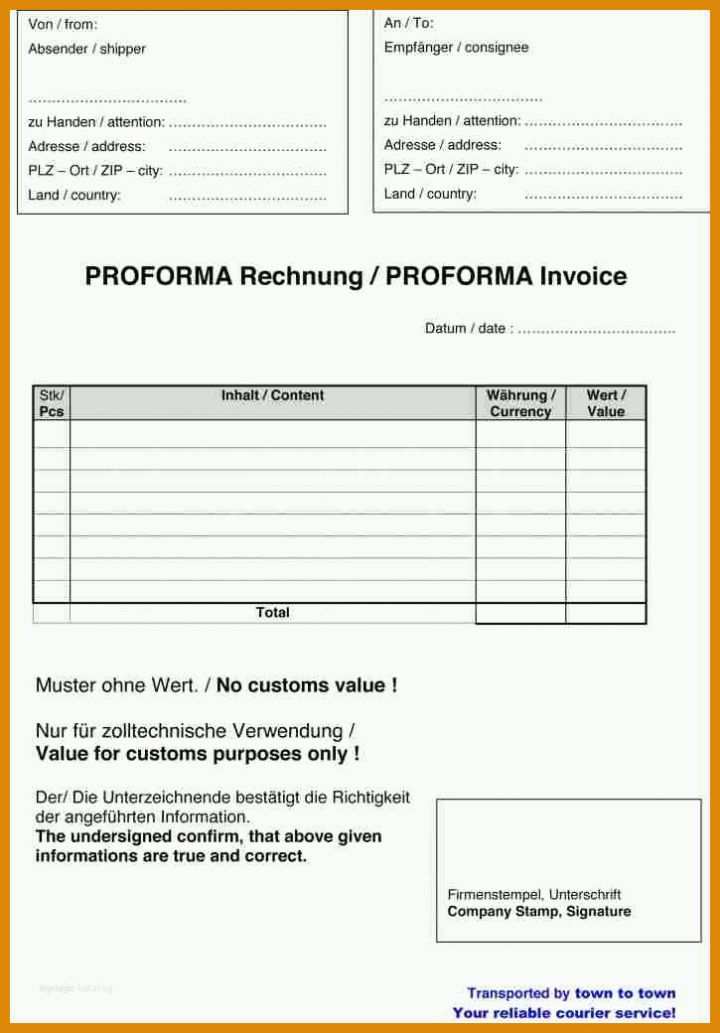Kreativ Vorlage Quittungsbeleg 725x1040