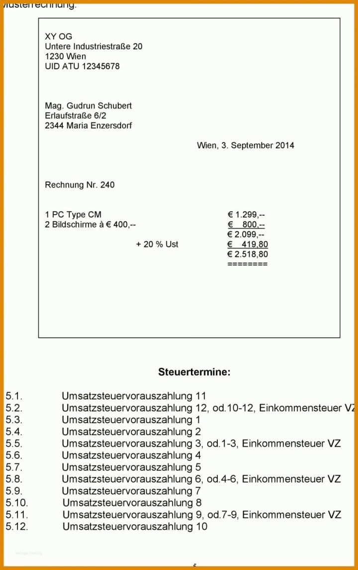 Atemberaubend Vorlage Rechnung Freiberufler Ohne Umsatzsteuer 960x1526