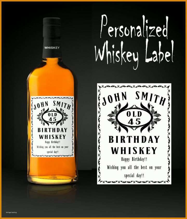 Exklusiv Whisky Etiketten Vorlage 1277x1500
