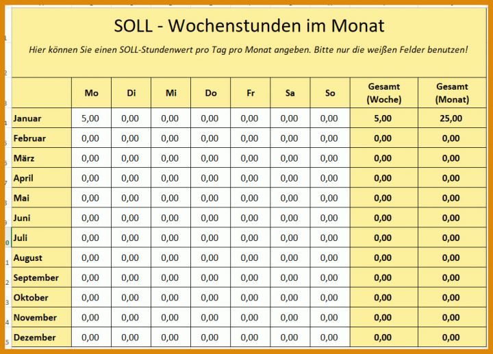 Spektakulär Arbeitsstunden Aufzeichnung Vorlagen 991x711