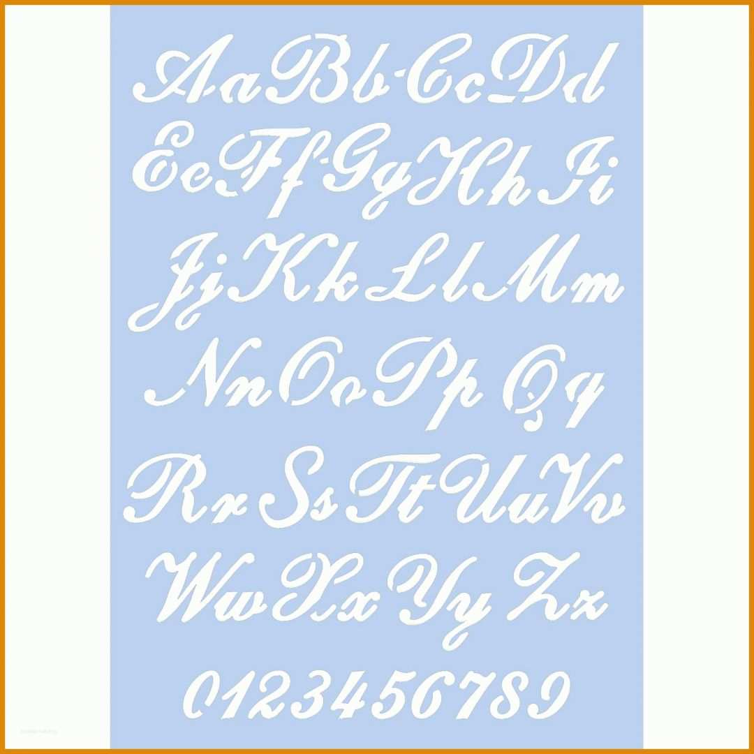 Exklusiv Buchstaben Schablonen Vorlagen 1500x1500