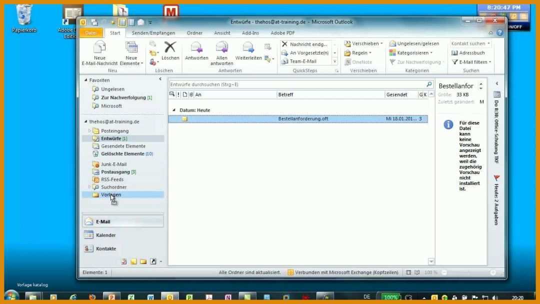 Großartig E Mail Vorlage 1280x720