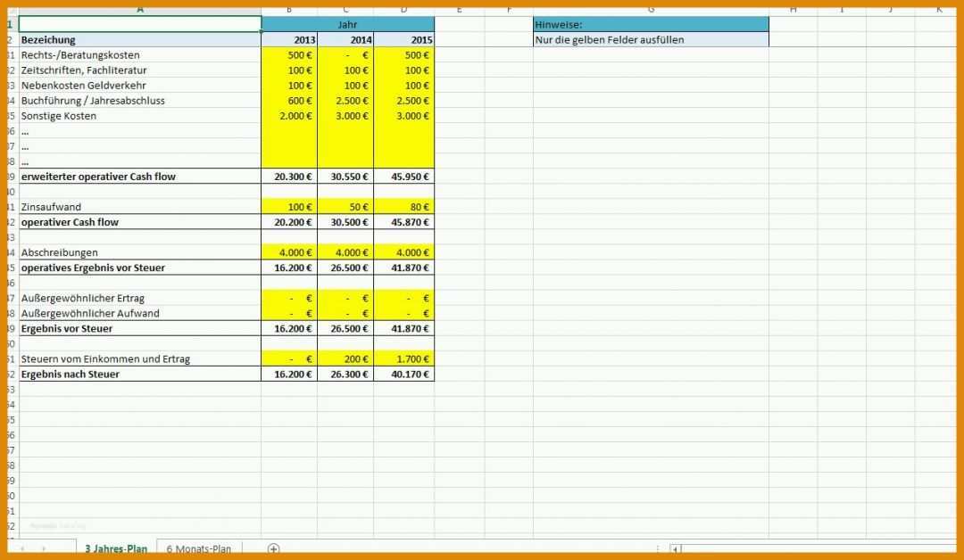 Fantastisch Eröffnungsbilanz Ug Excel Vorlage 1268x737