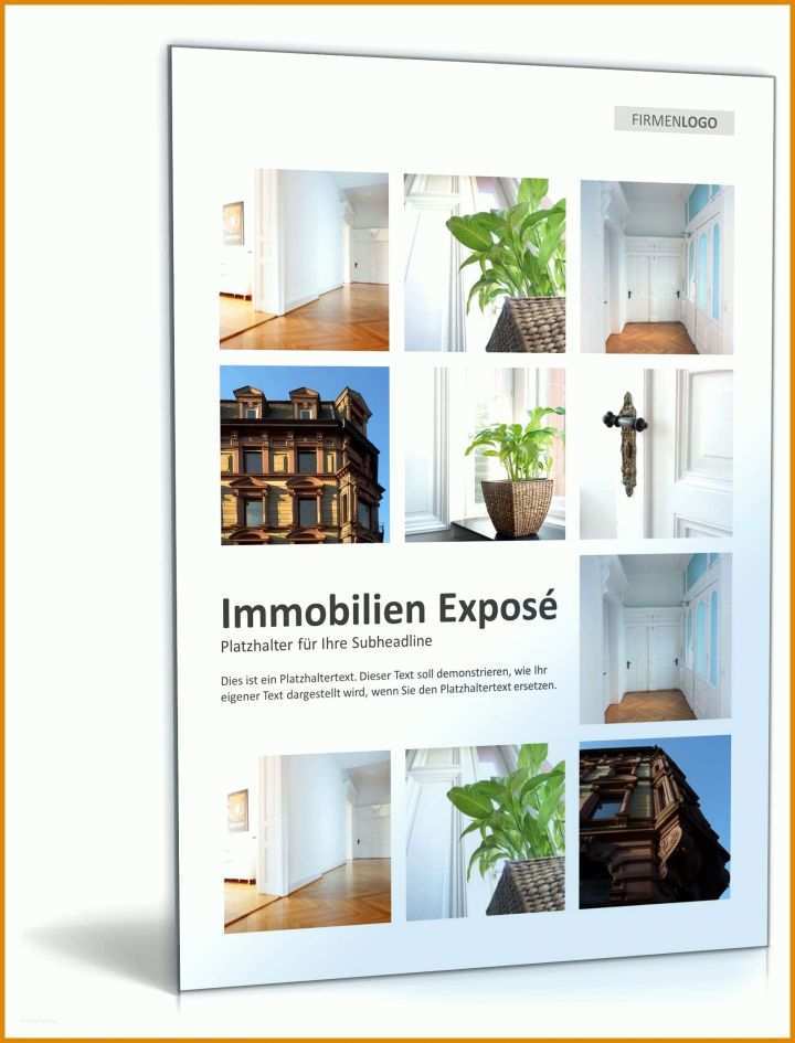 Bemerkenswert Immobilien Expose Vorlage Powerpoint 1600x2100