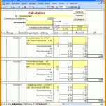 Hervorragend Kalkulation Excel Vorlage Kostenlos 718x756