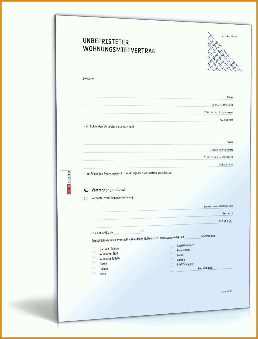 Beeindruckend Vorlage Mietvertrag Wohnung 1600x2100