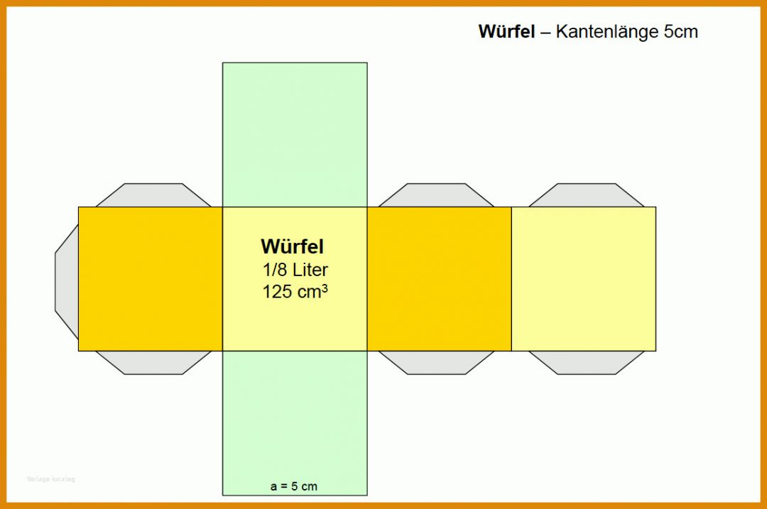 Toll Würfel Basteln Vorlage 1158x769