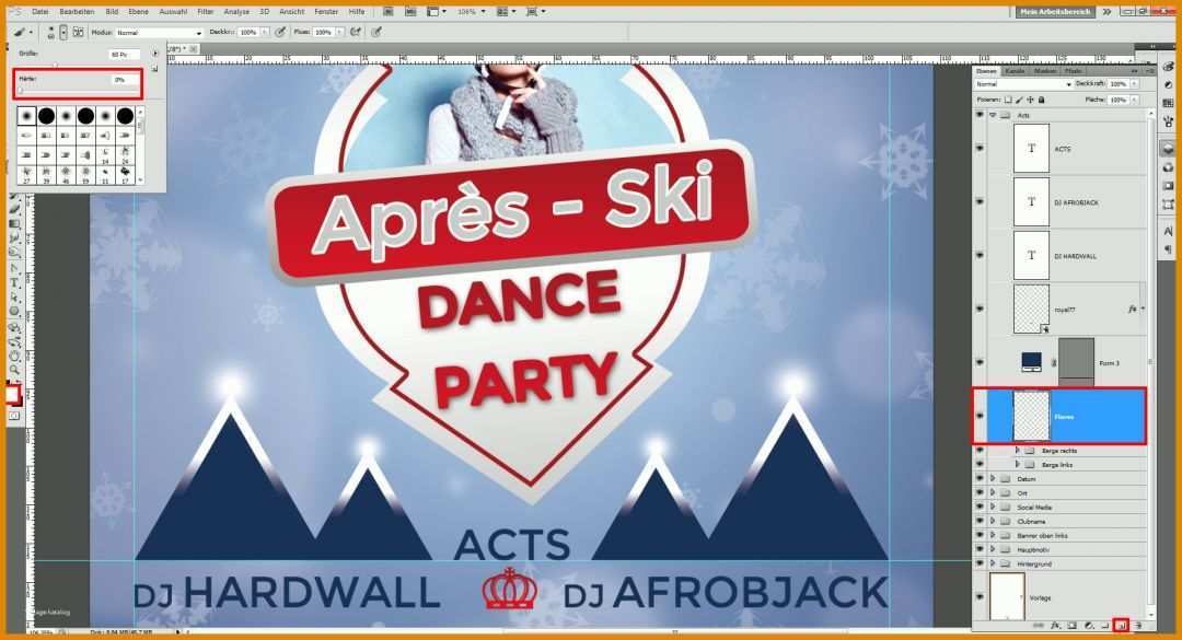 Beeindruckend Apres Ski Party Flyer Vorlage 1920x1040