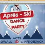 Beeindruckend Apres Ski Party Flyer Vorlage 1920x1040
